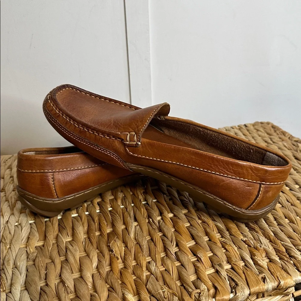 Georgia Brutini Brown Leather Loafers‎ size 8.5